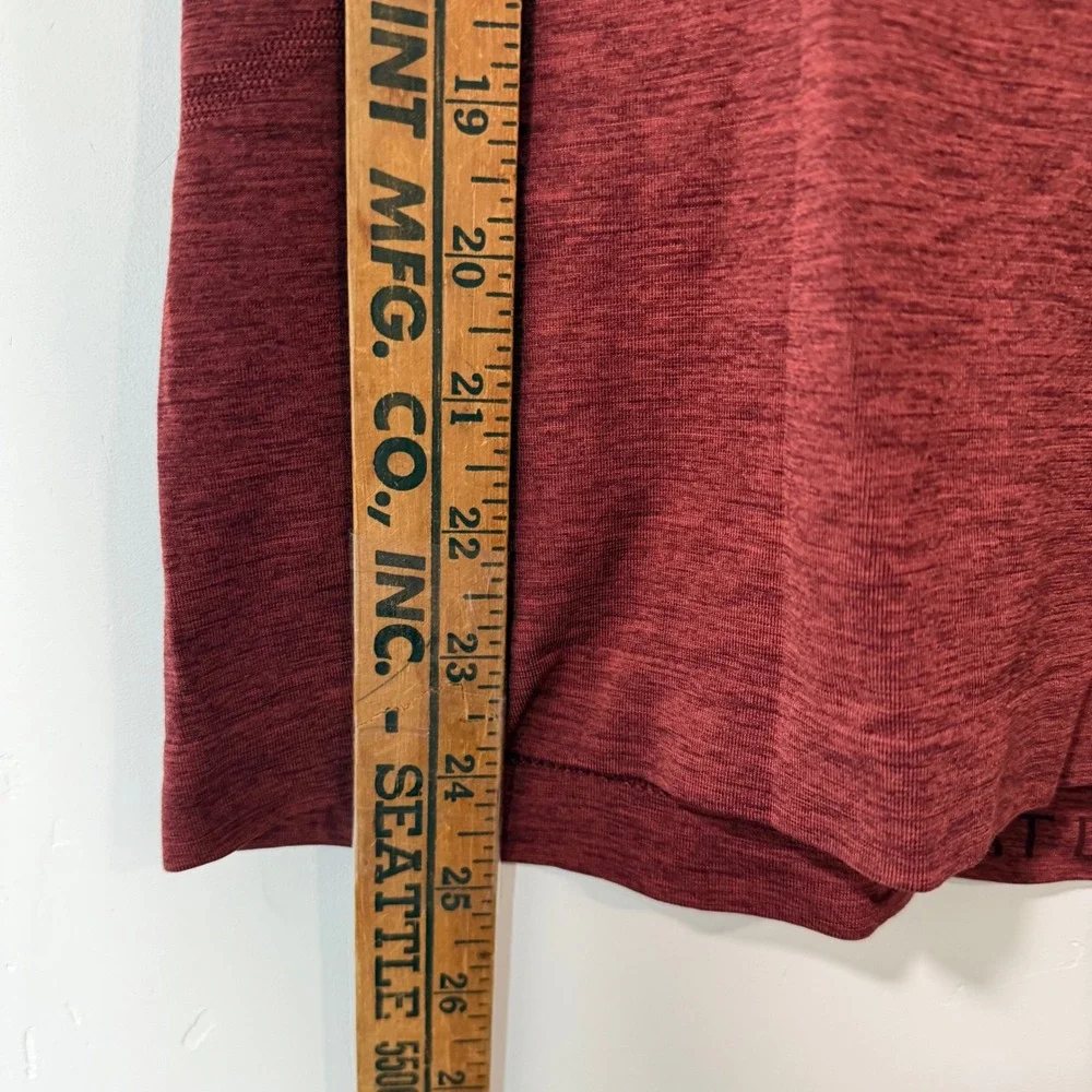 Lululemon Womens Swiftly Tech Racerback Tank Top 2.0 6 Red Excellent Heathered